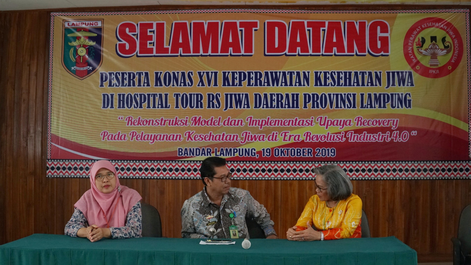 Peserta Konfrensi Nasional Ikatan Perawat Kesehatan Jiwa Ke XVI Berkunjung Ke RS. Jiwa Daerah Provinsi Lampung